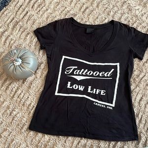 Cartel ink “Tattooed Low Life” tee